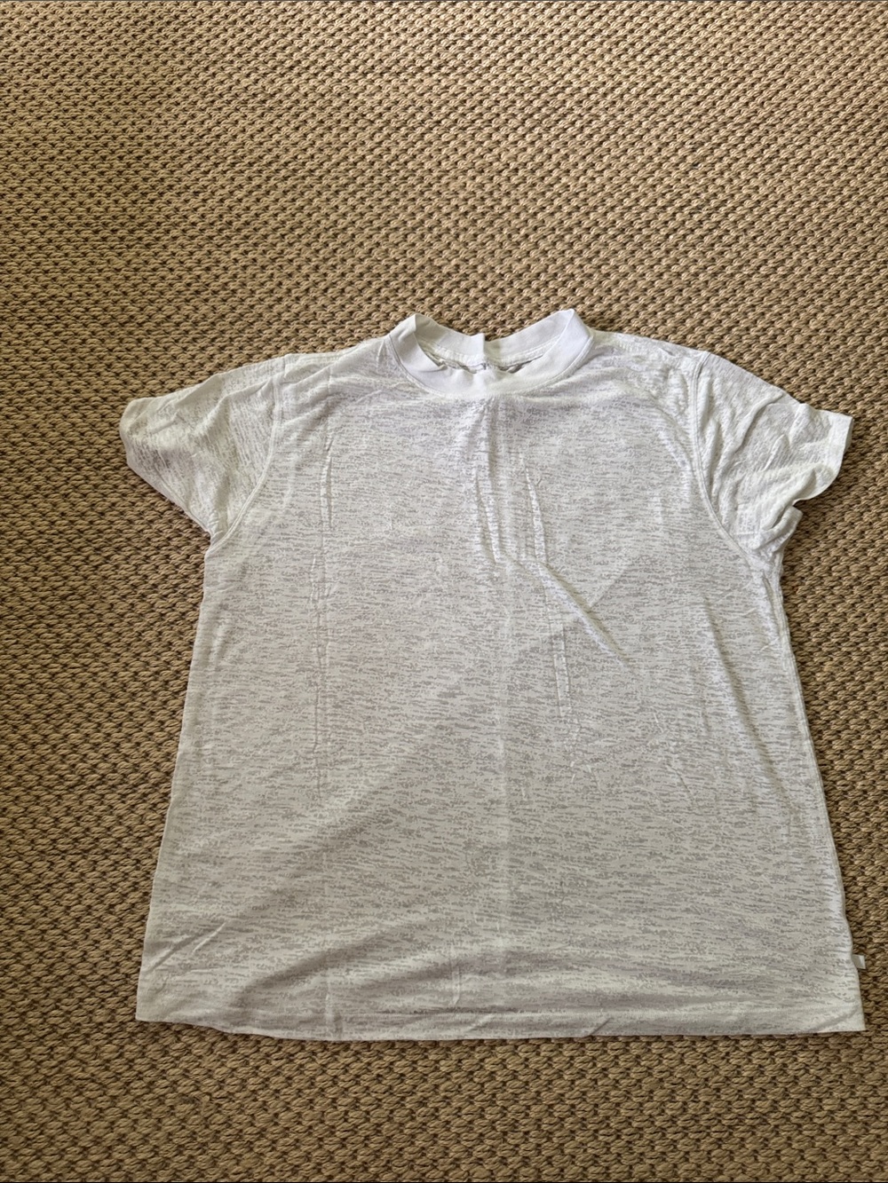 White Short-Sleeve Crewneck Tee